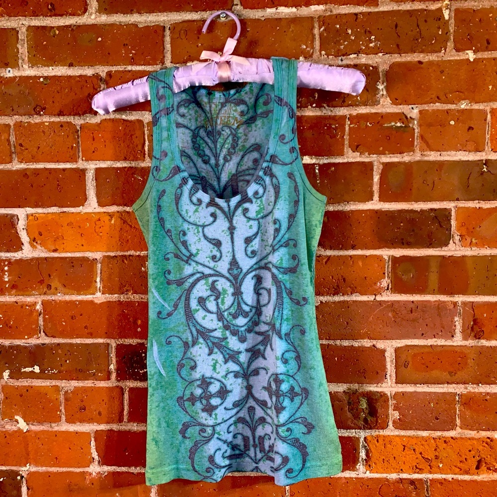 Self Esteem Psychedelic Hippie Tank Top Small/Medium